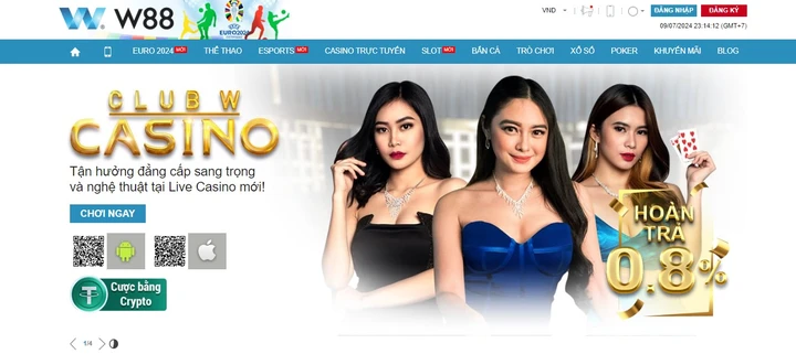 Rồng Hổ Club W Casino W88 đầy kịch tính