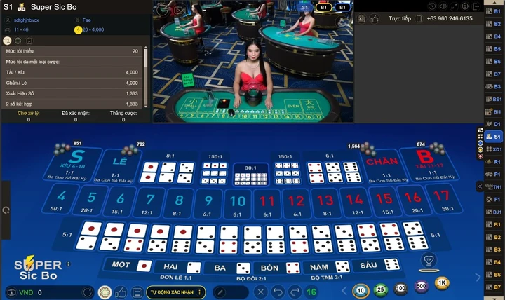 Club W Casino W88 Sicbo tỷ lệ thắng cao