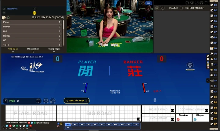 Baccarat Club W Casino W88 đỉnh cao